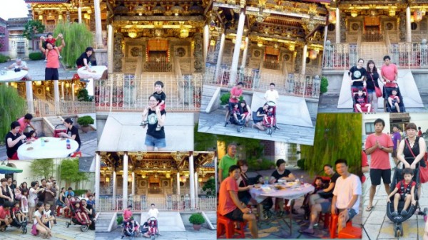 Family outing at Khoo Kongsi, Penang